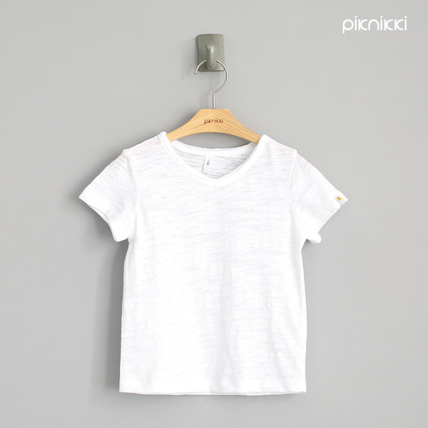 상품이미지 [피크니키]브이넥 반팔 티셔츠(여름)